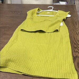 Lime Green Sleeveless Dress